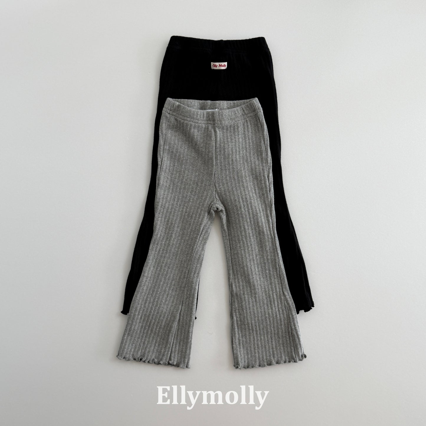 【PRE-ODER〆8.9(sun)】40.Chunky Ribbed Bootcut Pants | ellymolly