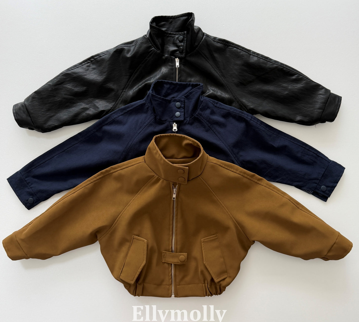 【PRE-ODER〆8.9(sun)】02.Rusk Leather Jacket | ellymolly