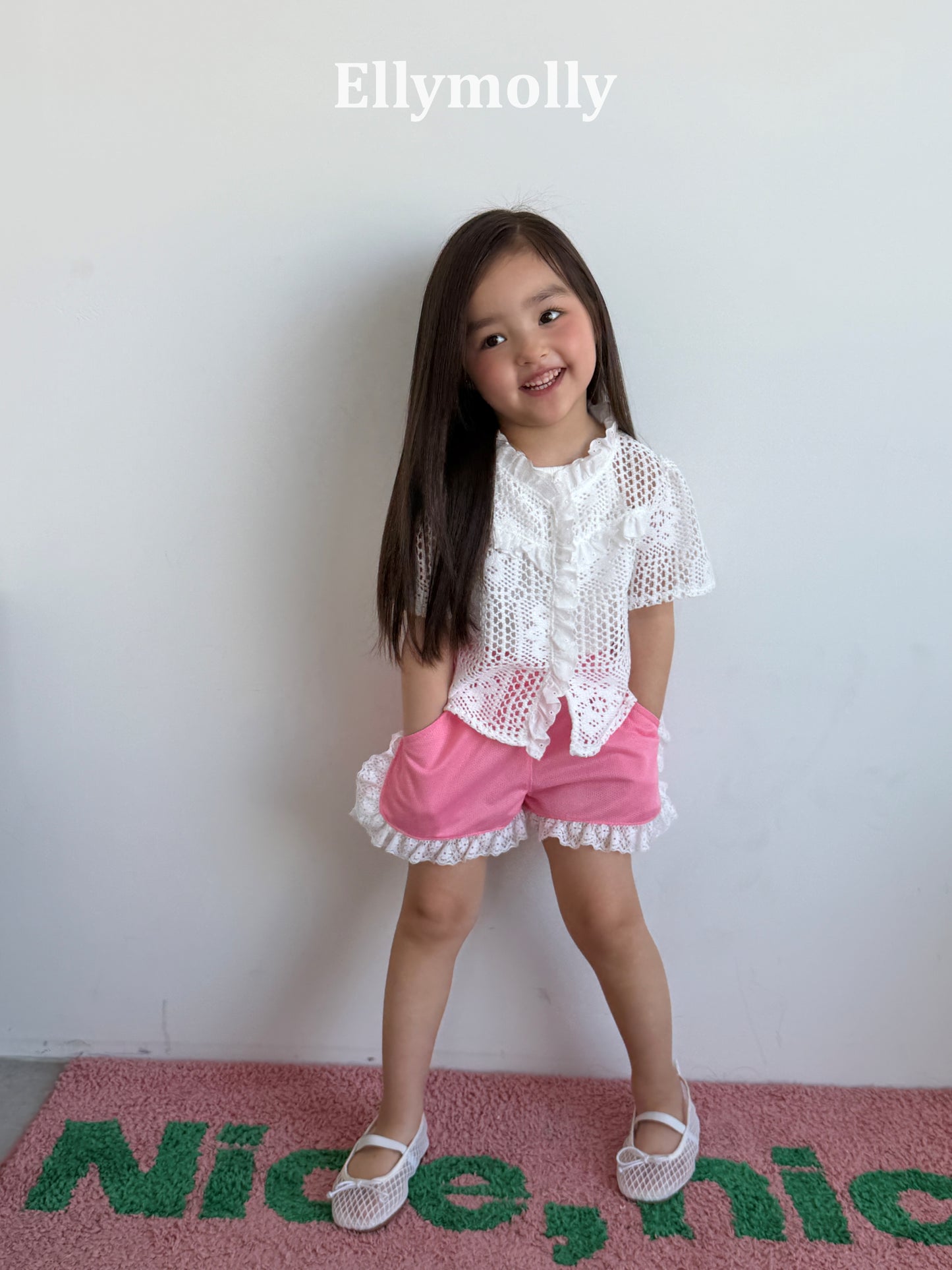 【PREORDER 4日間限定】20.Rosy Crochet Blouse
