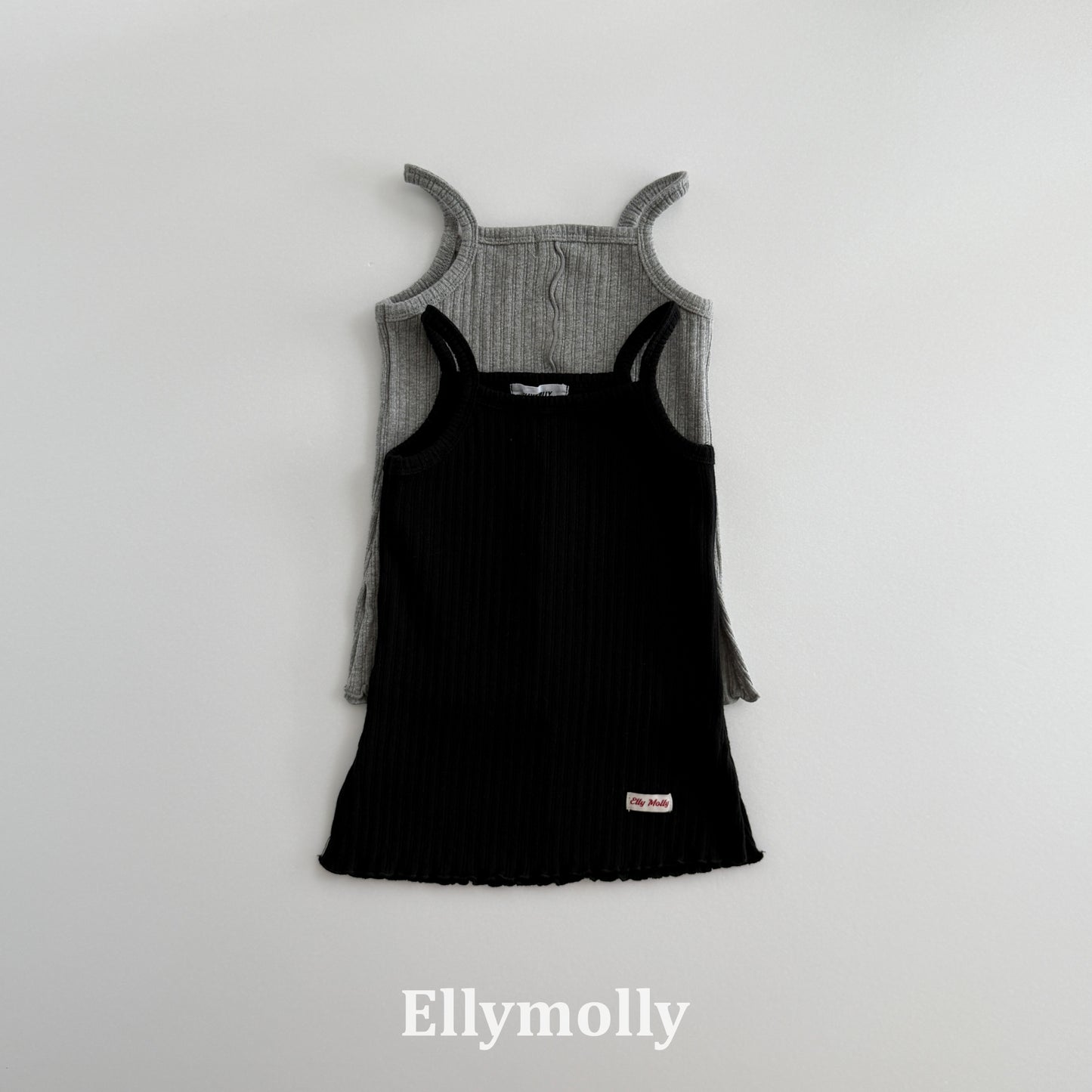【PRE-ODER〆8.9(sun)】39.Doudou Ribbed Layered Top | ellymolly