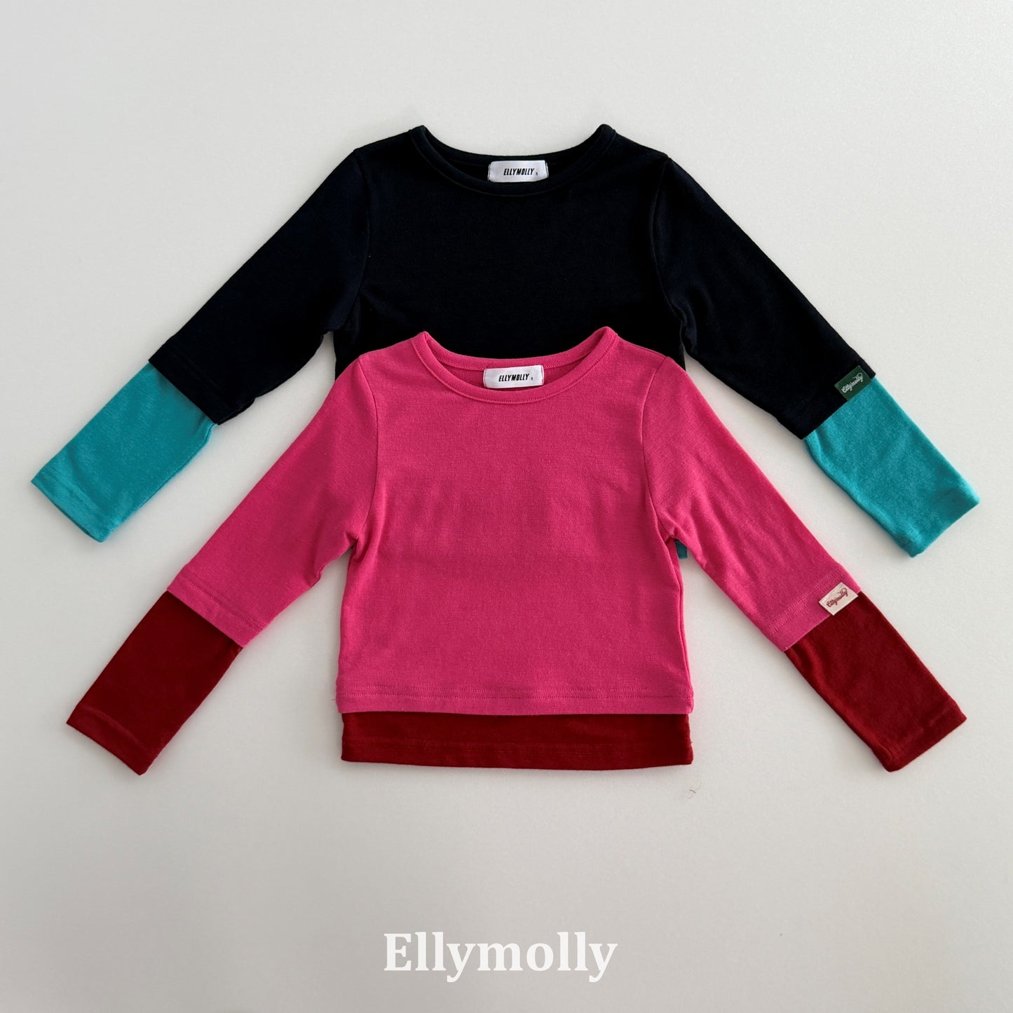 【PRE-ODER〆8.9(sun)】13.Rolling Contrast T-Shirt | ellymolly