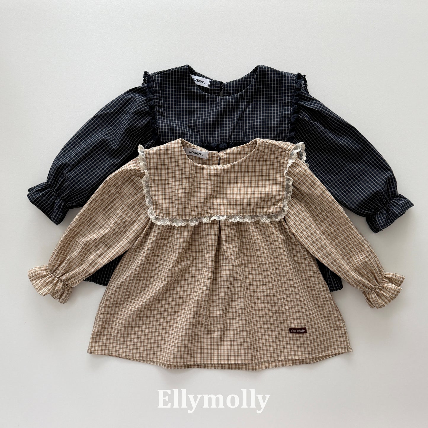 【PRE-ODER〆8.9(sun)】61.Musk Check Blouse | ellymolly