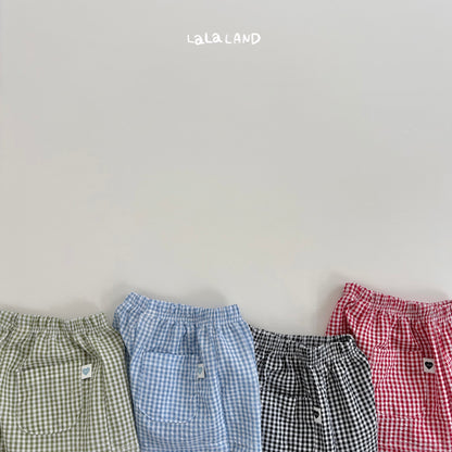【PREORDER受付終了、ご希望はお問い合わせください。】80.Seersucker Check Shorts