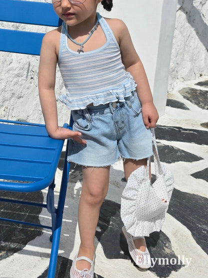 【期間限定 PRE-ODER】15.Salt Halter Frill Sleeveless Top