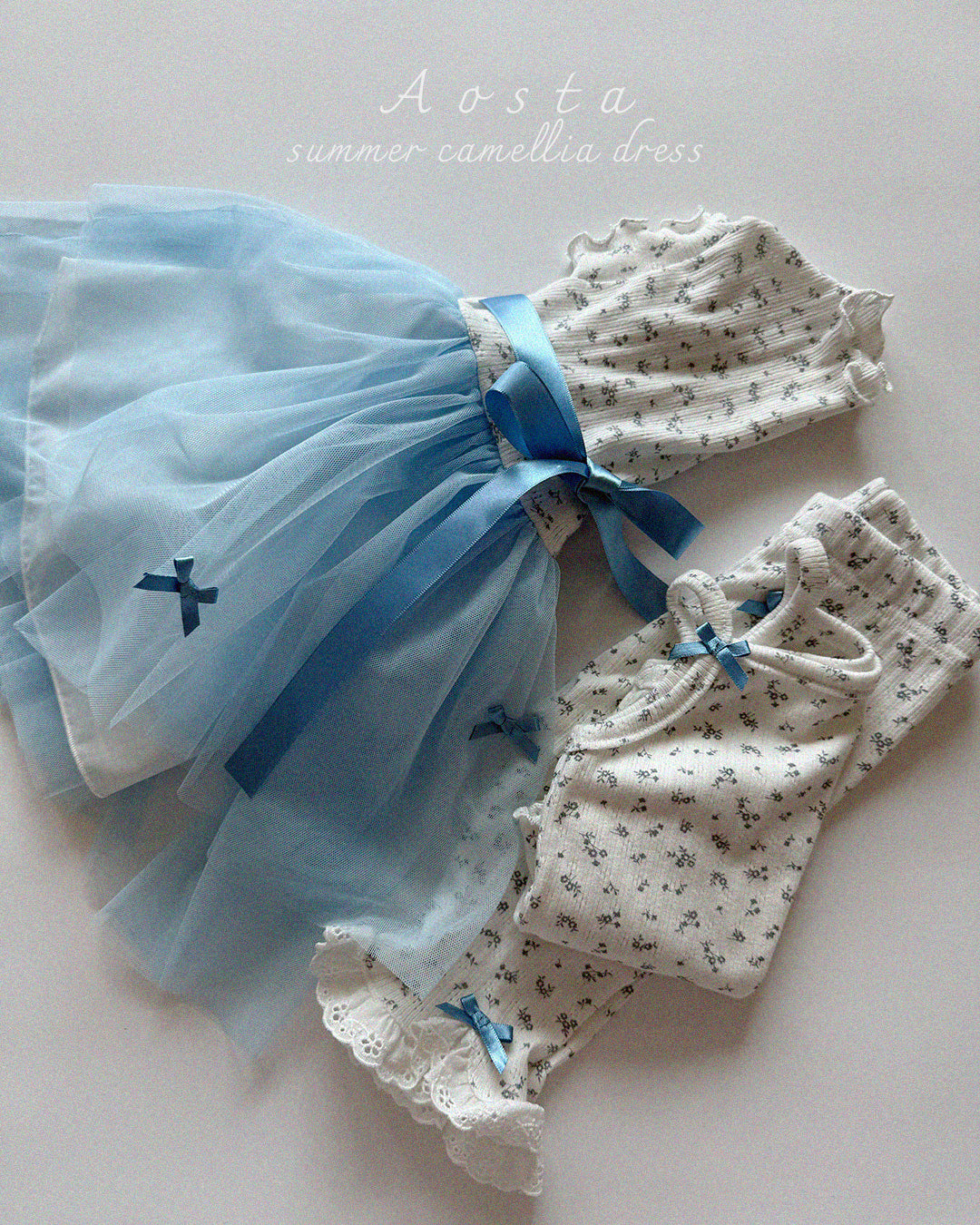 【PREORDER受付終了、ご希望はお問い合わせください。】13.Camellia Dress