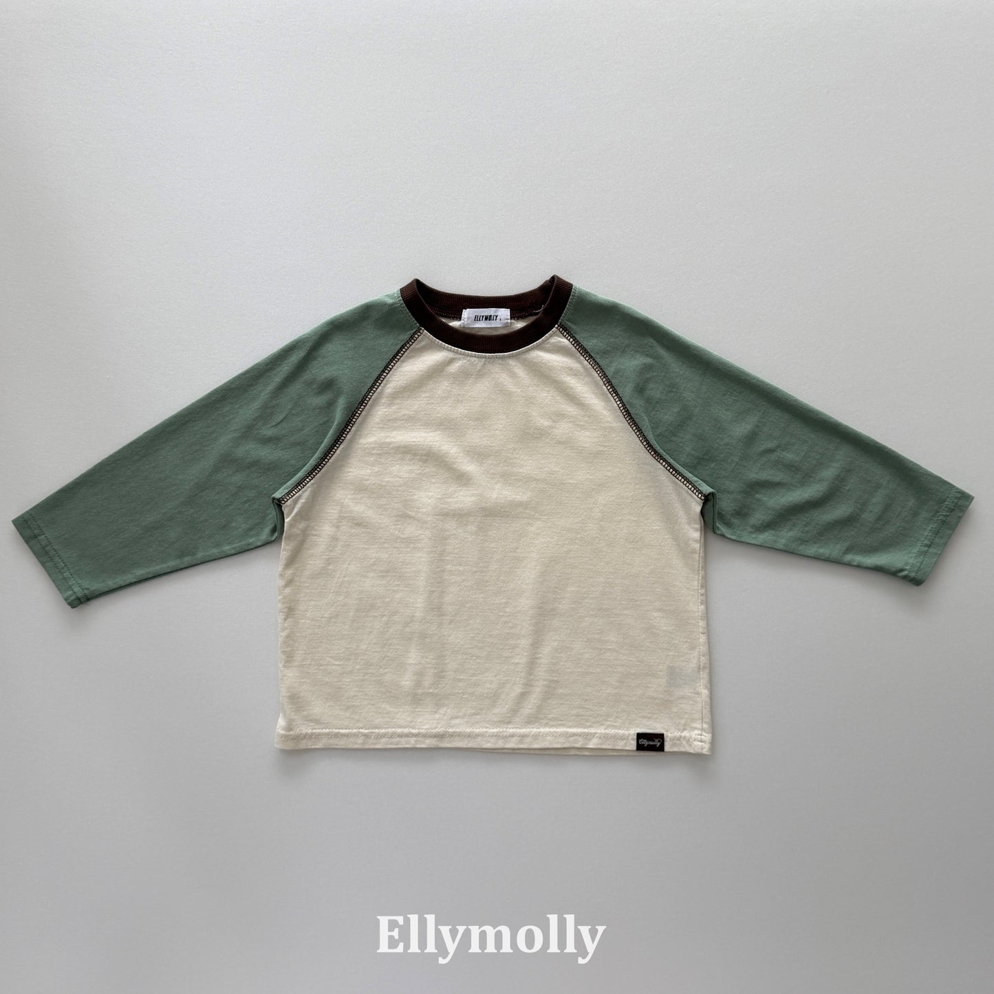 【PRE-ODER〆8.9(sun)】14.Color Block Raglan T-Shirt | ellymolly