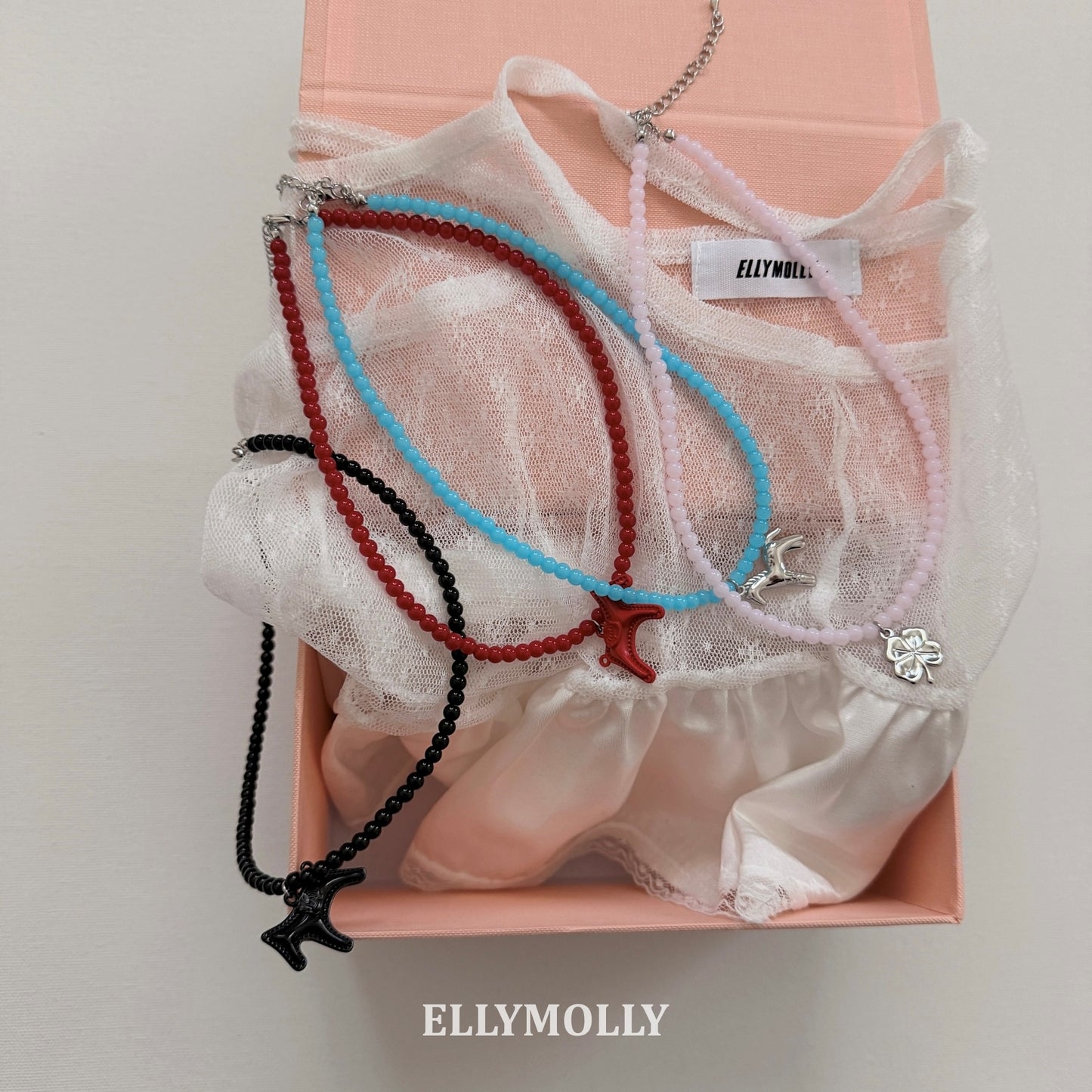 【PRE-ODER〆8.9(sun)】79.Horse Bead Necklace | ellymolly