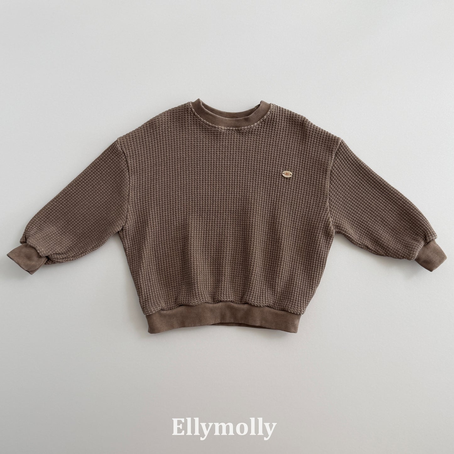 【PRE-ODER〆8.9(sun)】06.King Waffle Sweatshirt | ellymolly