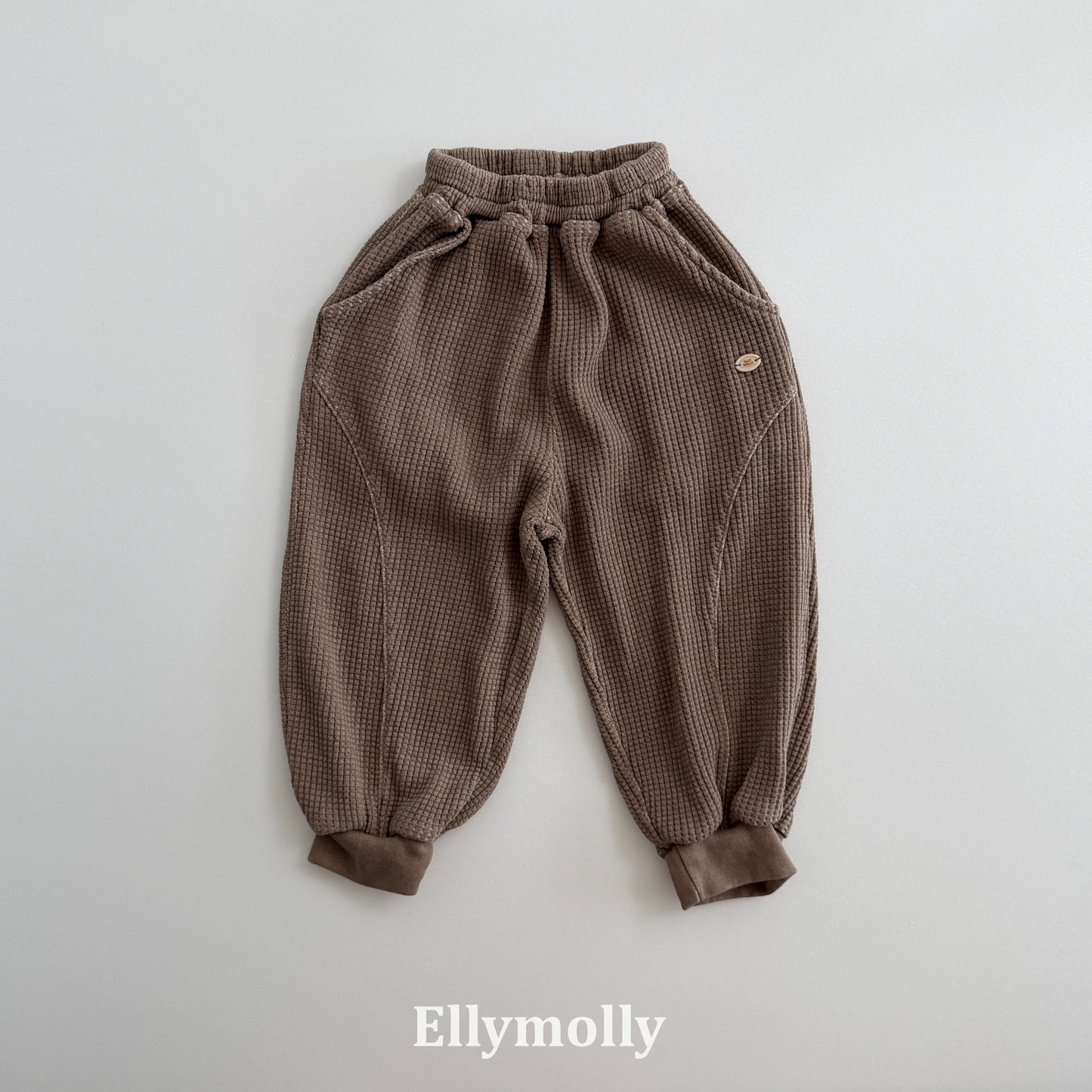 【PRE-ODER〆8.9(sun)】07.King Waffle Jogger Pants | ellymolly