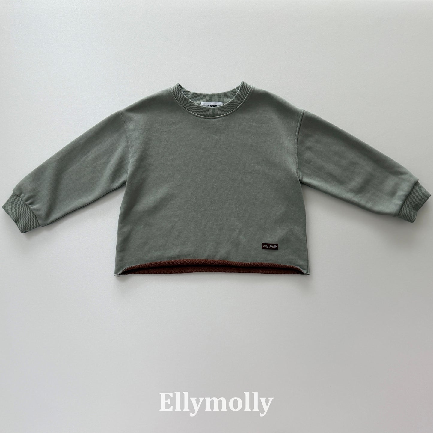 【PRE-ODER〆8.9(sun)】46.Rough Two-Tone Dyed Sweatshirt | ellymolly
