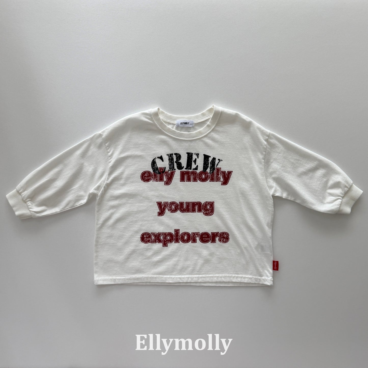 【PRE-ODER〆8.9(sun)】18.Crew Box T-Shirt | ellymolly