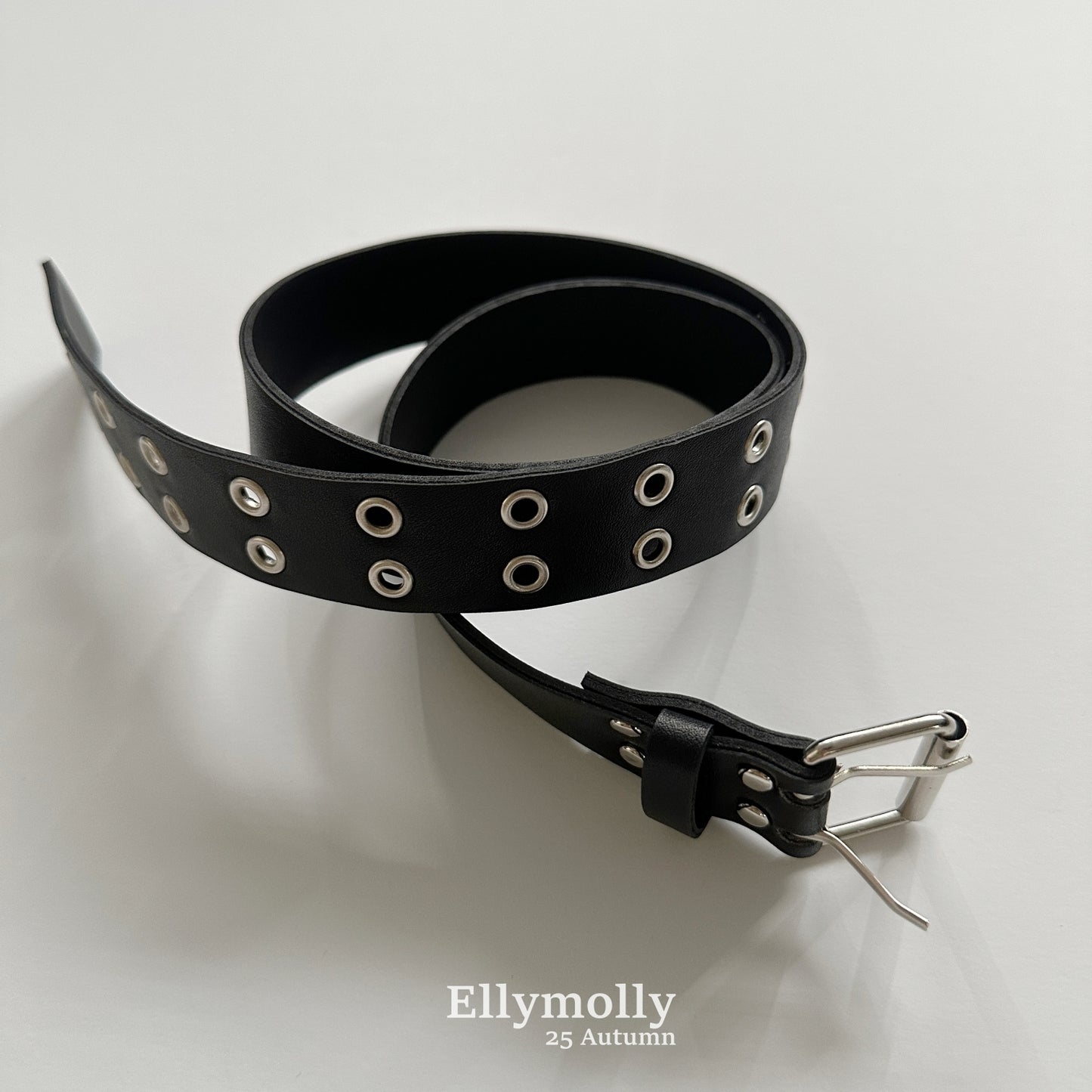 【PRE-ODER〆8.9(sun)】80.Two-Line Studded Belt | ellymolly