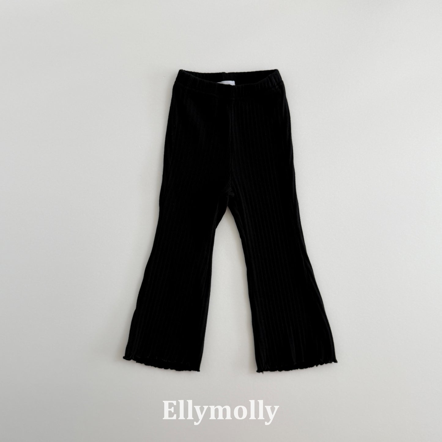【PRE-ODER〆8.9(sun)】40.Chunky Ribbed Bootcut Pants | ellymolly