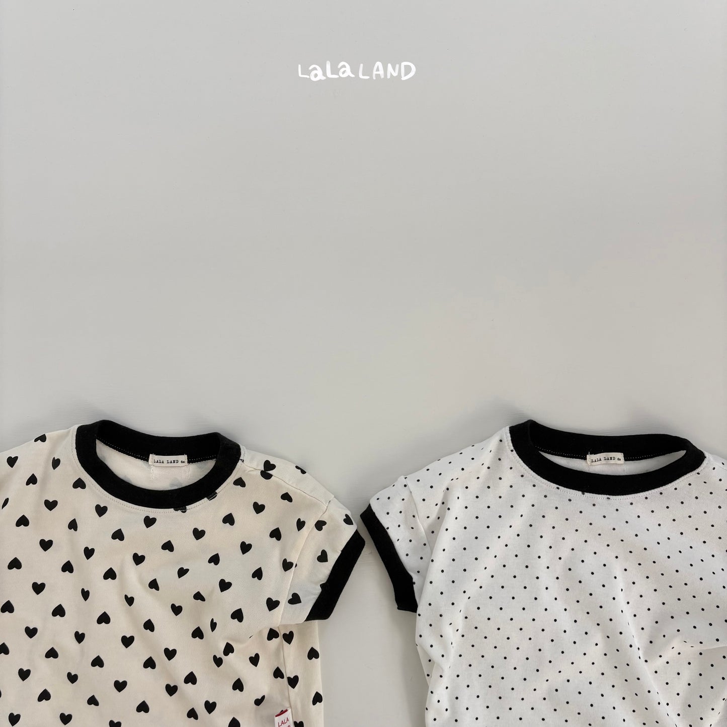 【PREORDER受付終了、ご希望はお問い合わせください。】31.Baby Heart Dot T-shirt