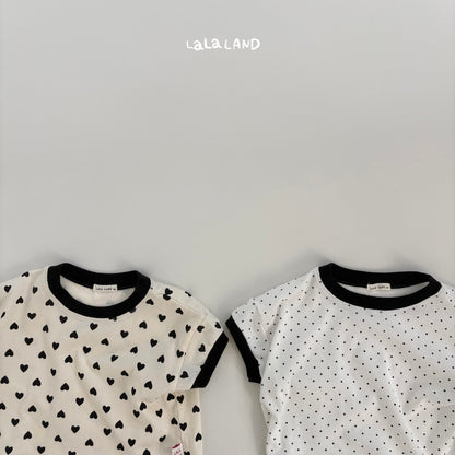 【PREORDER受付終了、ご希望はお問い合わせください。】31.Baby Heart Dot T-shirt