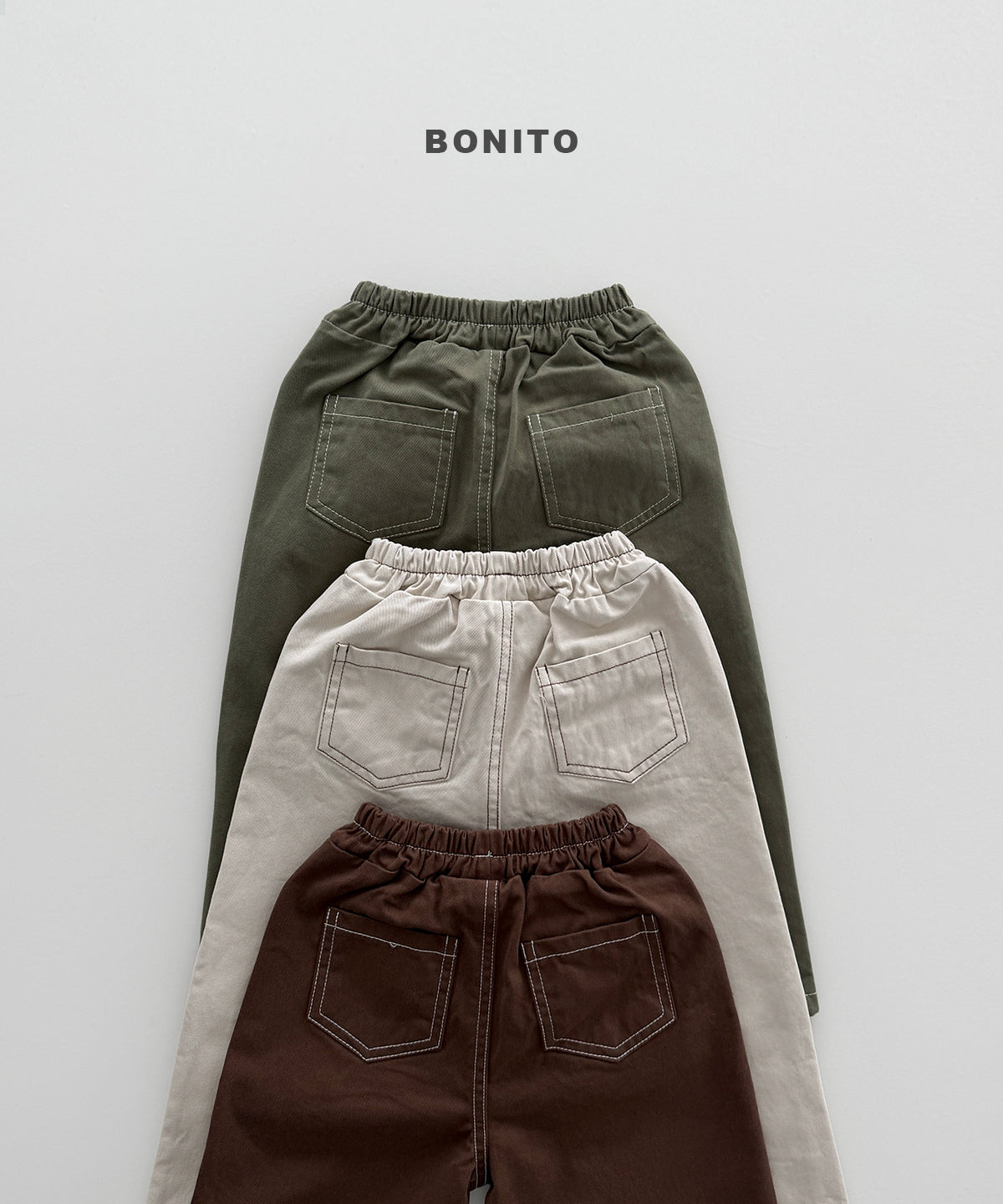 18.Stitch Cotton Pants
