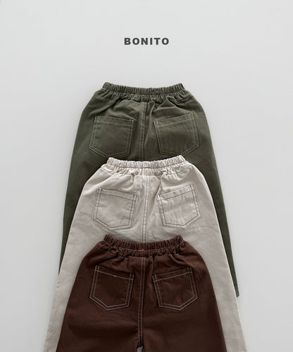 18.Stitch Cotton Pants