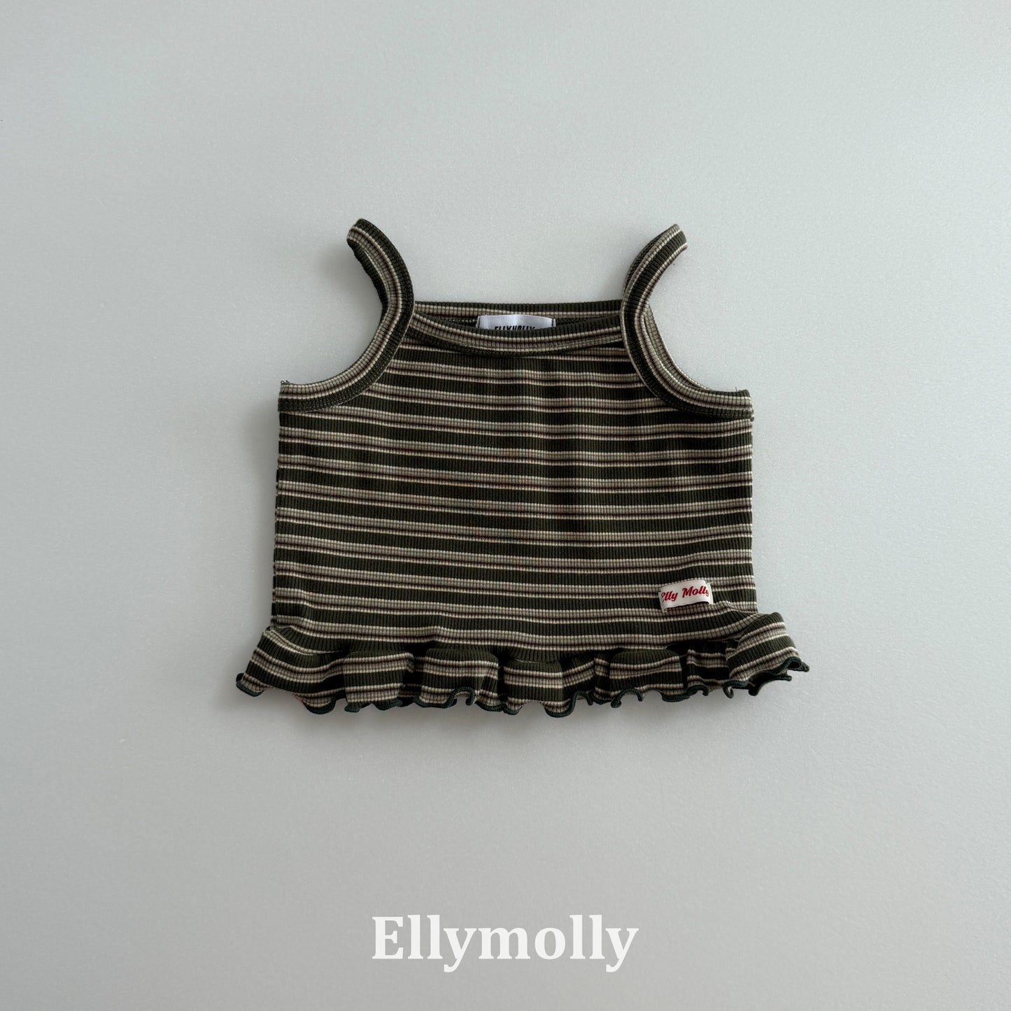 【PRE-ODER〆8.9(sun)】35.Shadow Frill Sleeveless Top | ellymolly