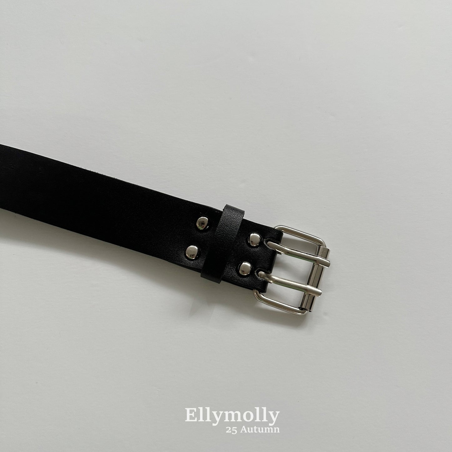 【PRE-ODER〆8.9(sun)】80.Two-Line Studded Belt | ellymolly