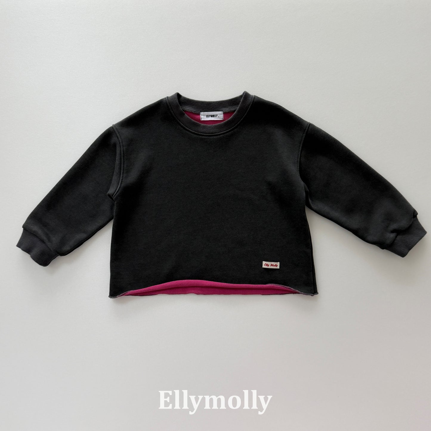 【PRE-ODER〆8.9(sun)】46.Rough Two-Tone Dyed Sweatshirt | ellymolly