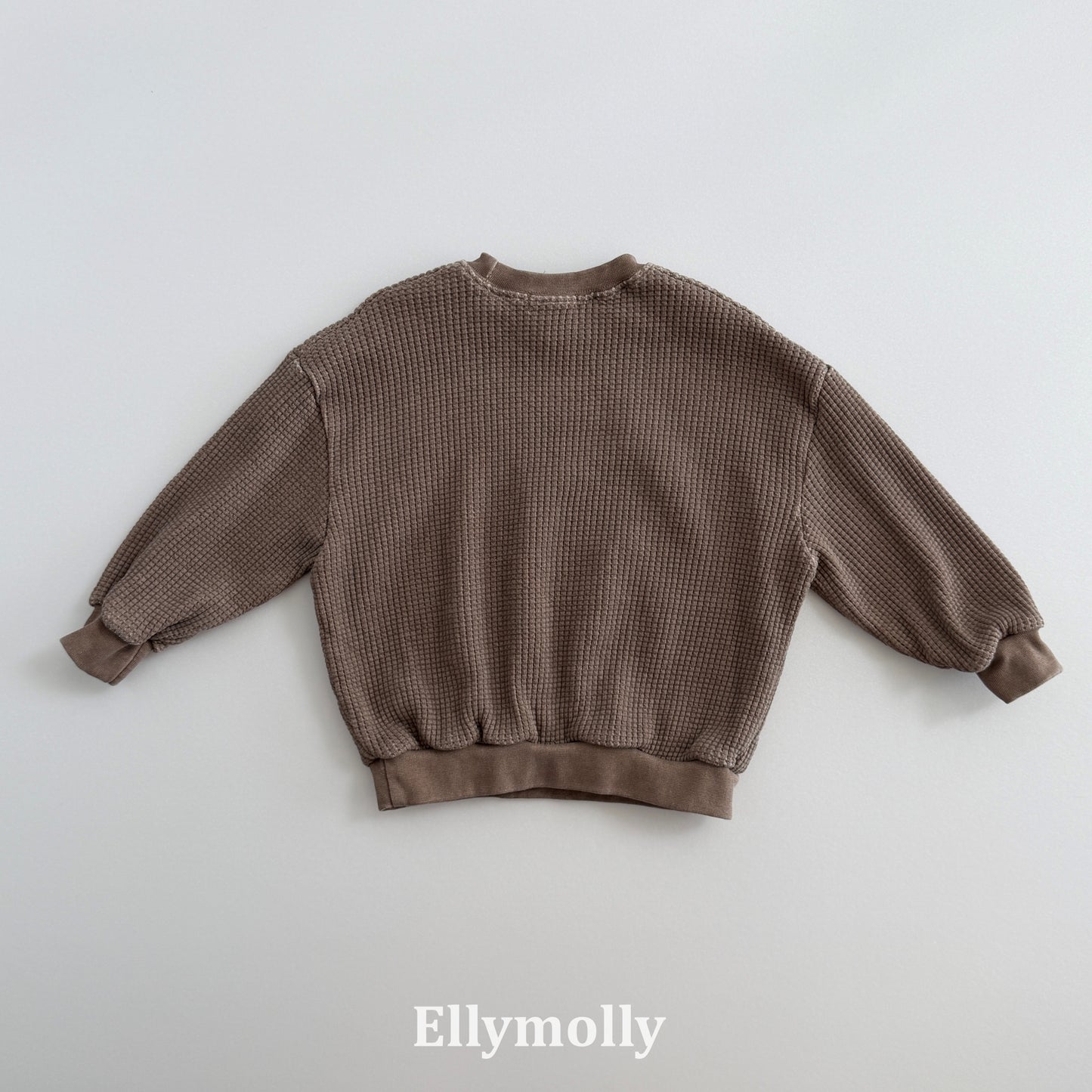 【PRE-ODER〆8.9(sun)】06.King Waffle Sweatshirt | ellymolly