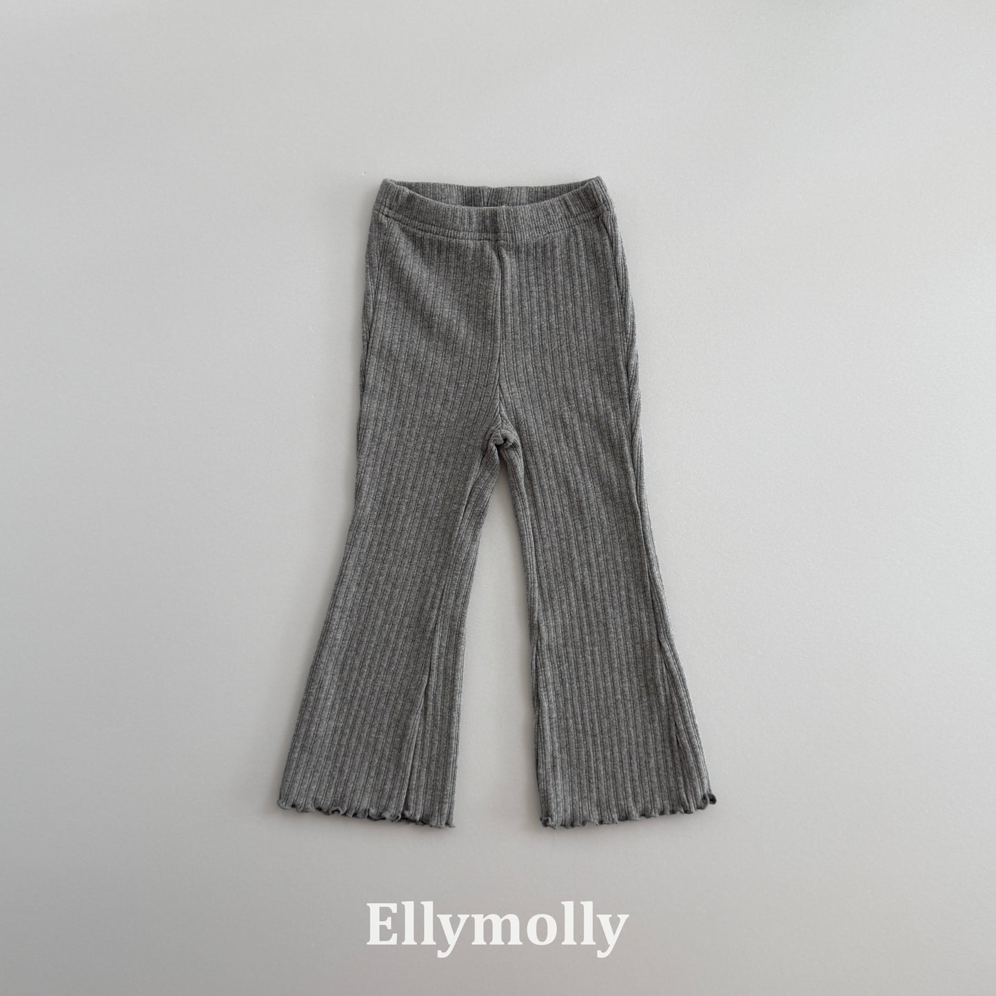 【PRE-ODER〆8.9(sun)】40.Chunky Ribbed Bootcut Pants | ellymolly