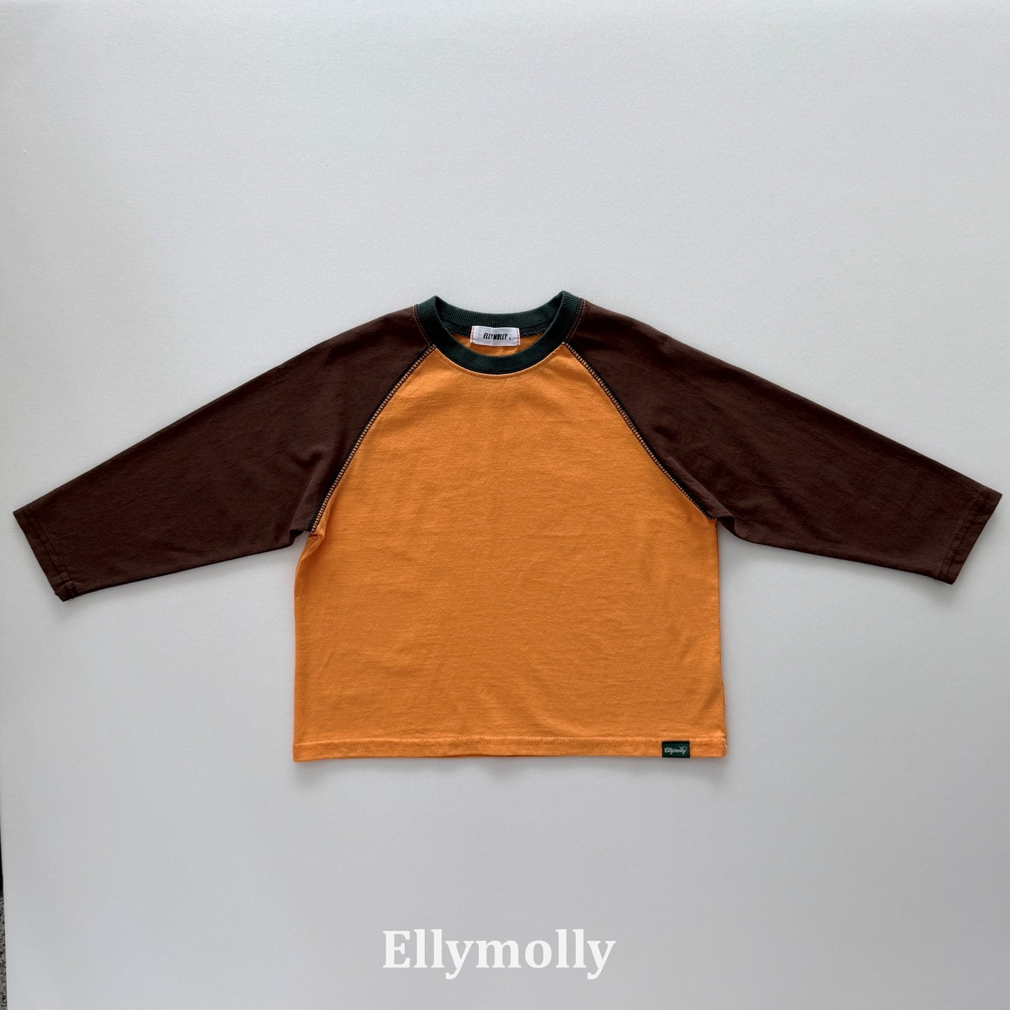 【PRE-ODER〆8.9(sun)】14.Color Block Raglan T-Shirt | ellymolly