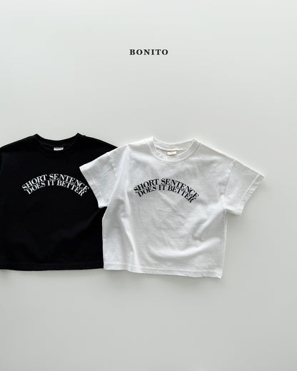 【PREORDER 4日間限定】18.Sentence Short Sleeve T-shirt