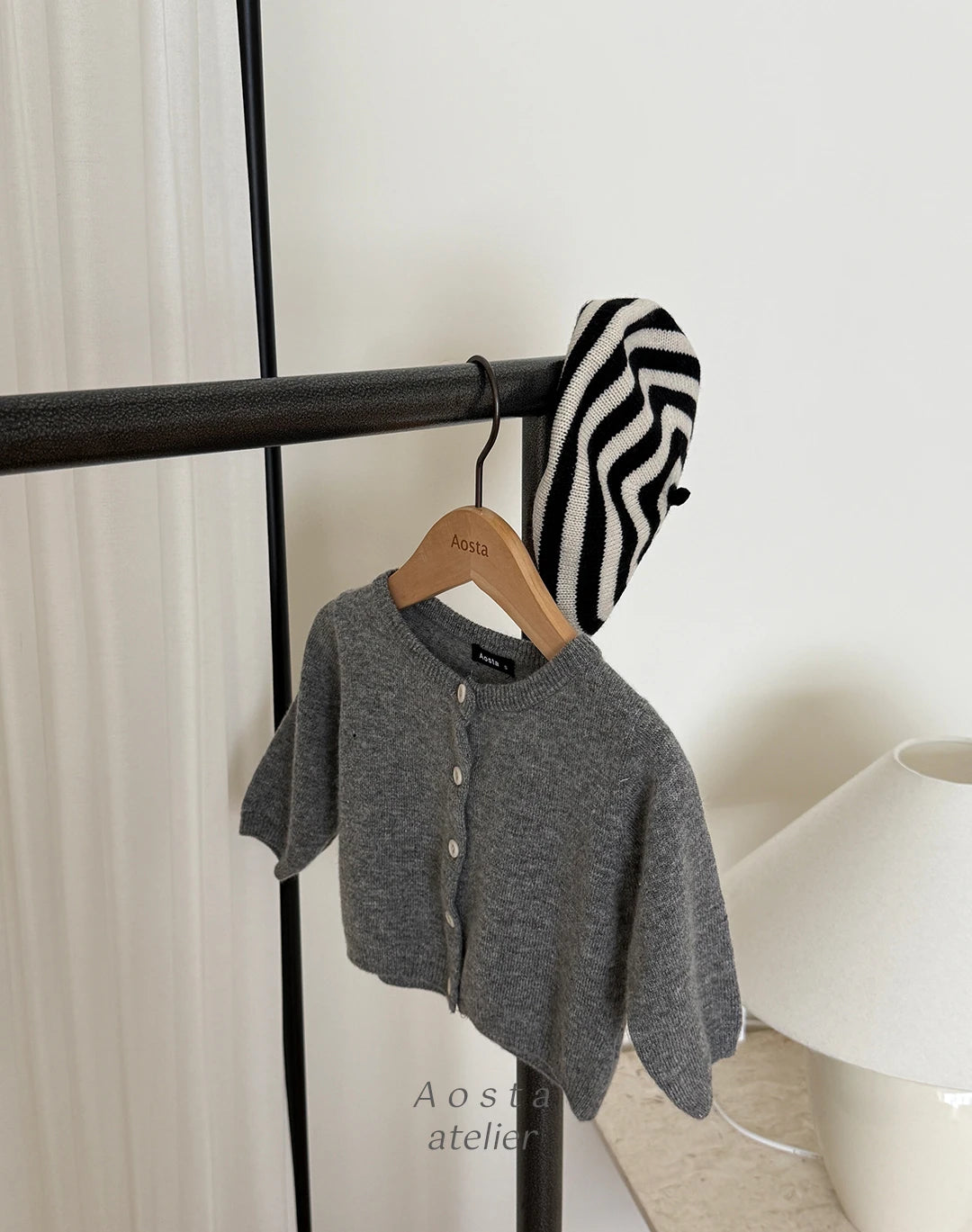 【秋のPRE-ODER 5%OFF】06.Knit Cashmere Cardigan