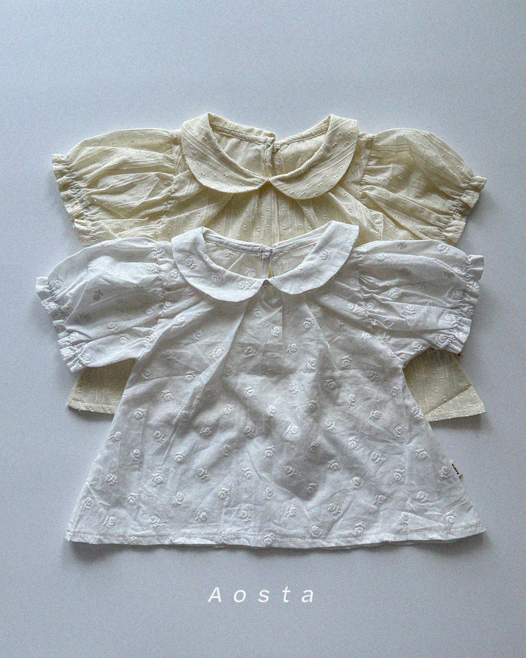 【PREORDER受付終了、ご希望はお問い合わせください。】61.Collar Blouse