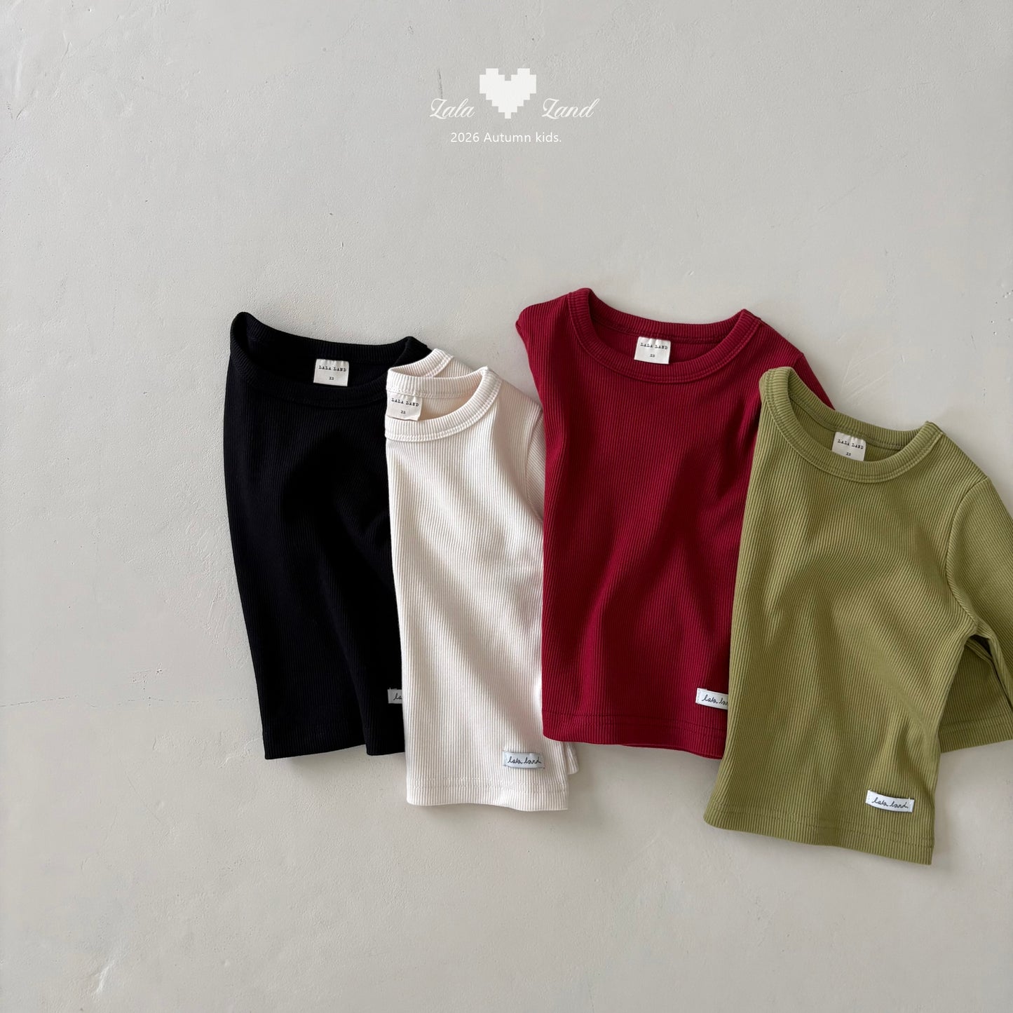 【PRE-ODER〆8.9(sun)】22.Bella Ribbed Tee | lalaland
