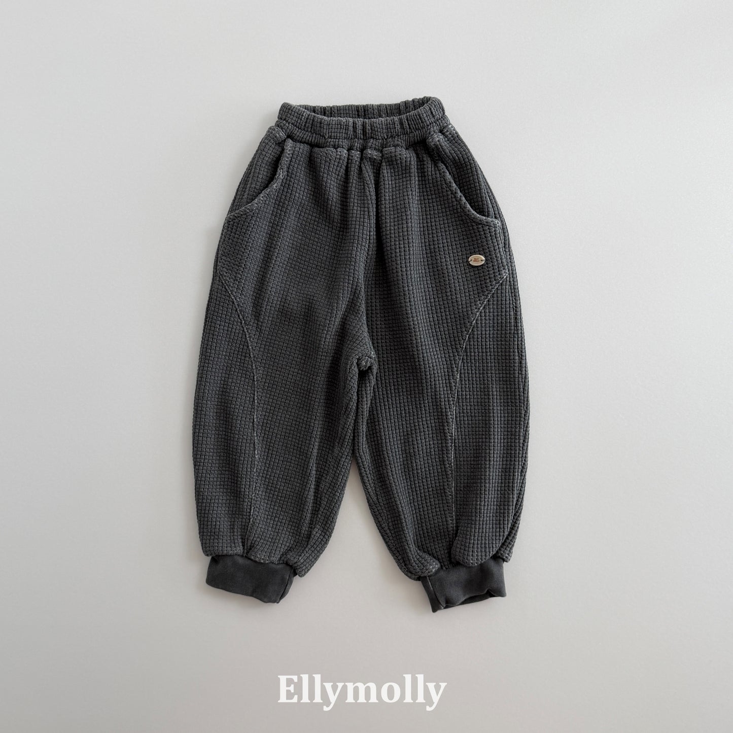 【PRE-ODER〆8.9(sun)】07.King Waffle Jogger Pants | ellymolly