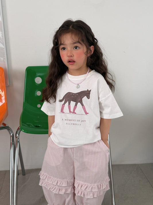 【PREORDER 4日間限定】9.Blush Pony T-Shirt