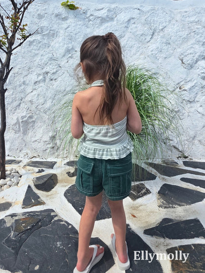 【期間限定 PRE-ODER】15.Salt Halter Frill Sleeveless Top