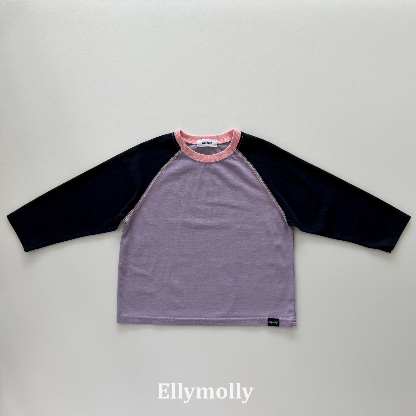 【PRE-ODER〆8.9(sun)】14.Color Block Raglan T-Shirt | ellymolly