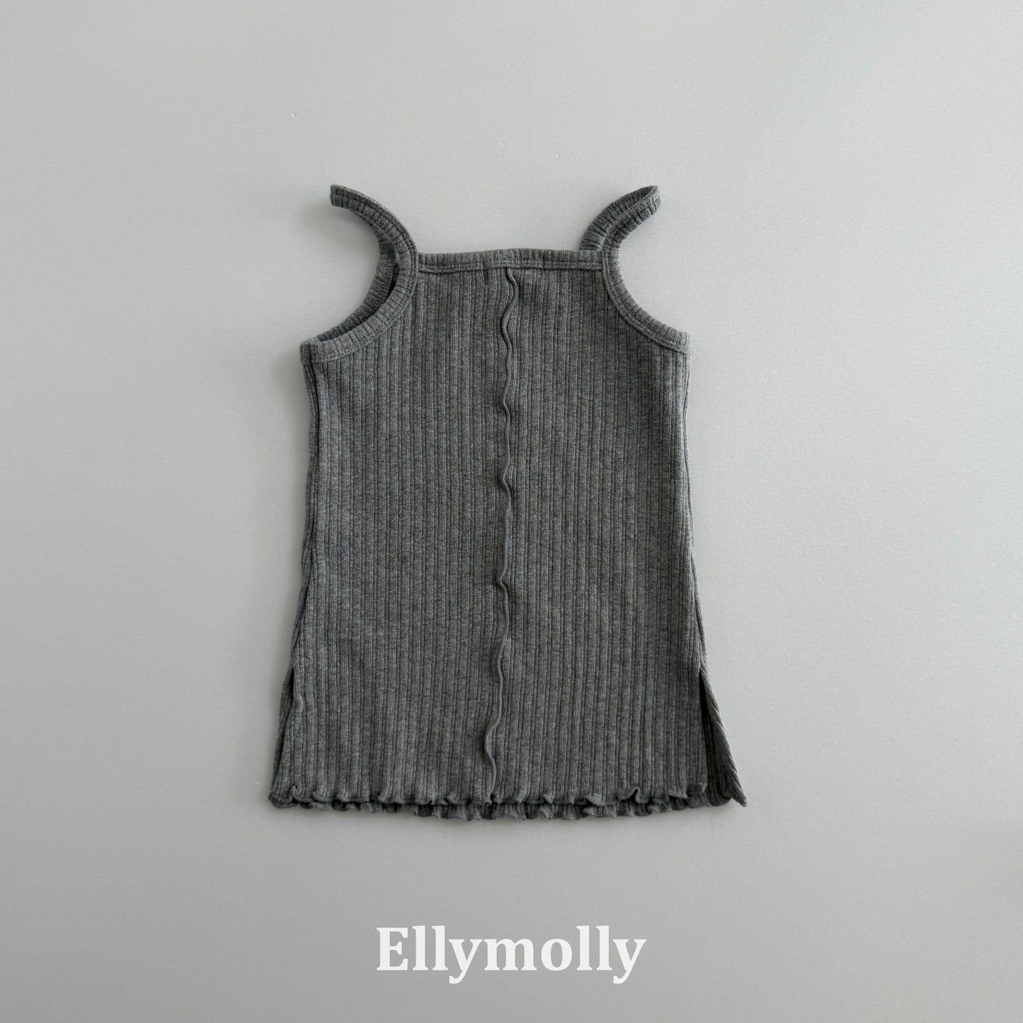 【PRE-ODER〆8.9(sun)】39.Doudou Ribbed Layered Top | ellymolly