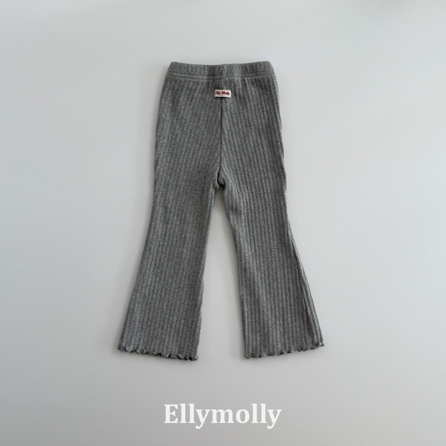 【PRE-ODER〆8.9(sun)】40.Chunky Ribbed Bootcut Pants | ellymolly