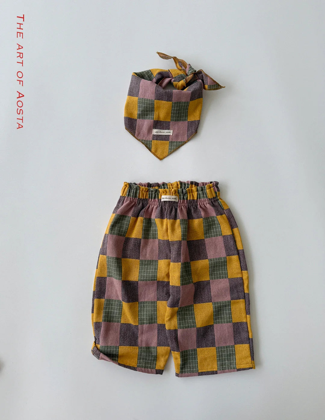 【秋のPRE-ODER 5%OFF】66.Patchwork Scarf