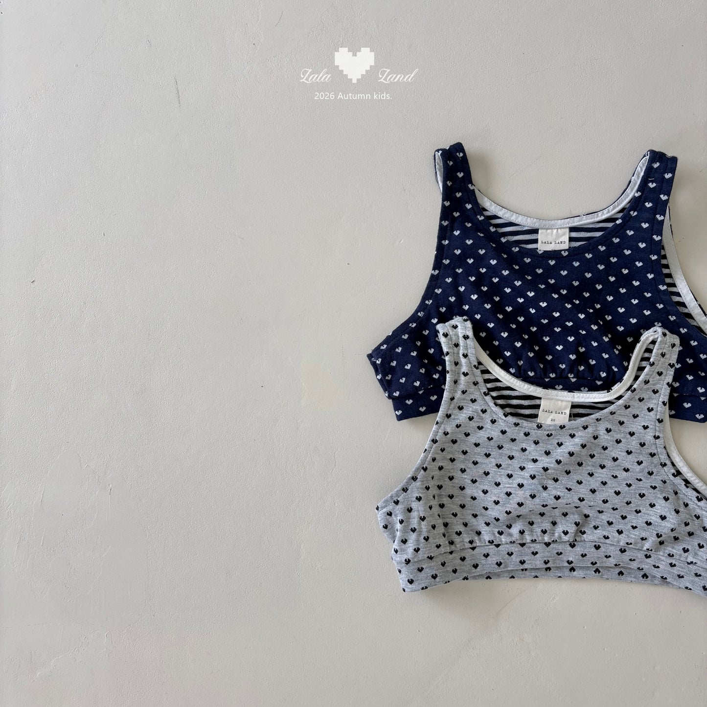 【PRE-ODER〆8.9(sun)】18.Heart Vest | lalaland