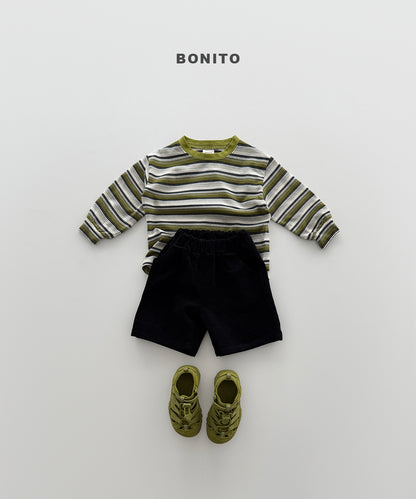 07.Track Stripe Ribbed T-Shirt