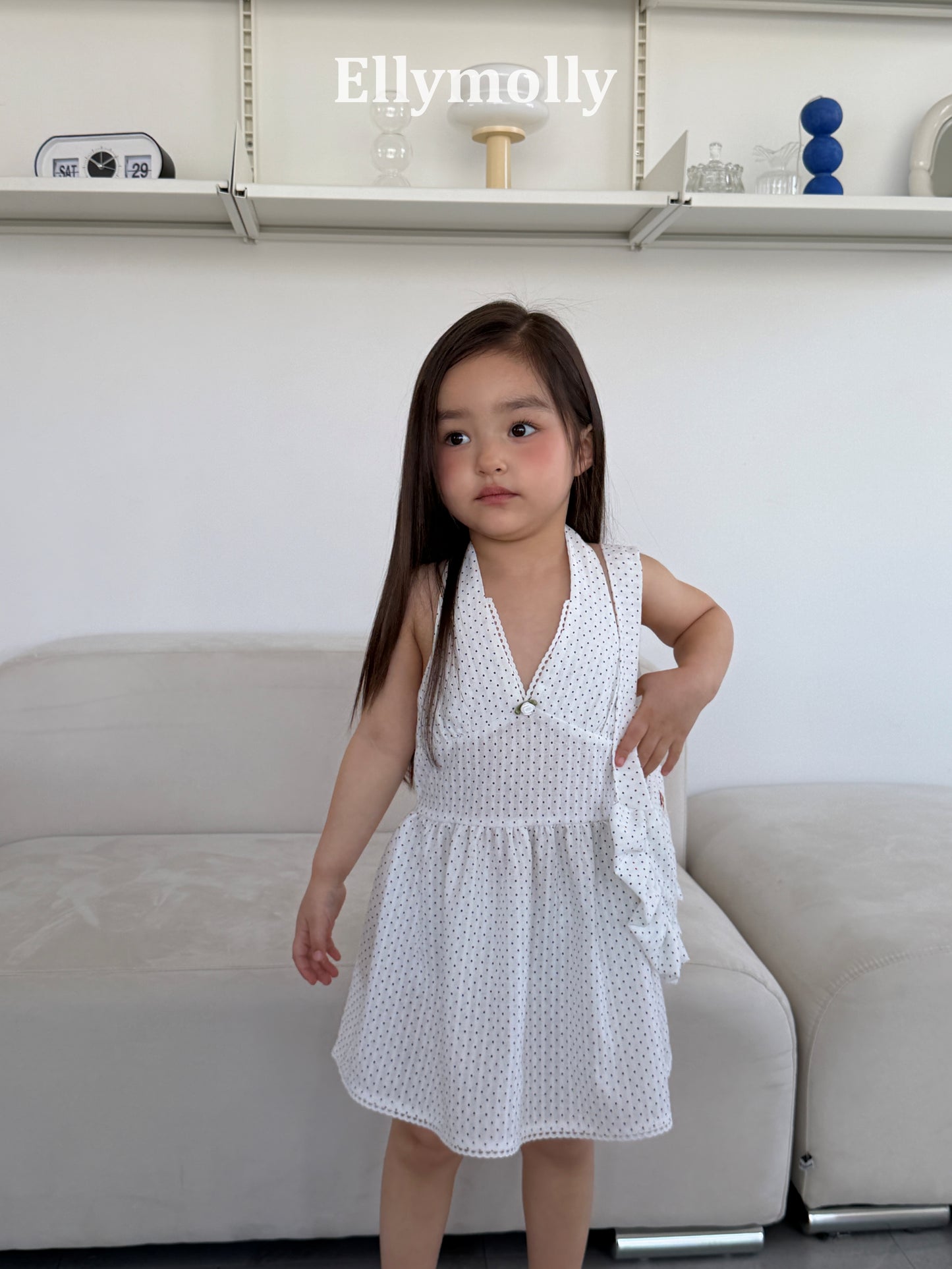 【PREORDER 4日間限定】40.Dot Halter Dress