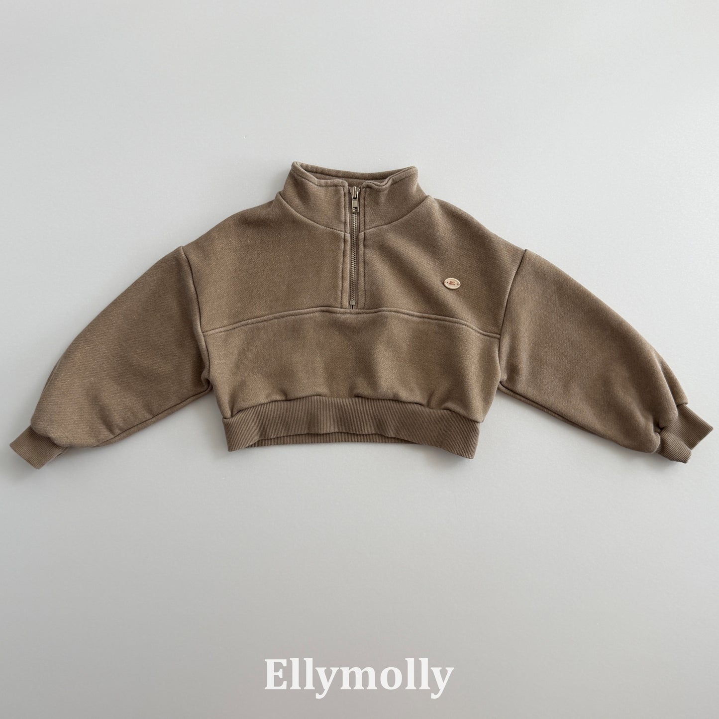 【PRE-ODER〆8.9(sun)】31.Arch Pigment Half-Zip Sweatshirt | ellymolly