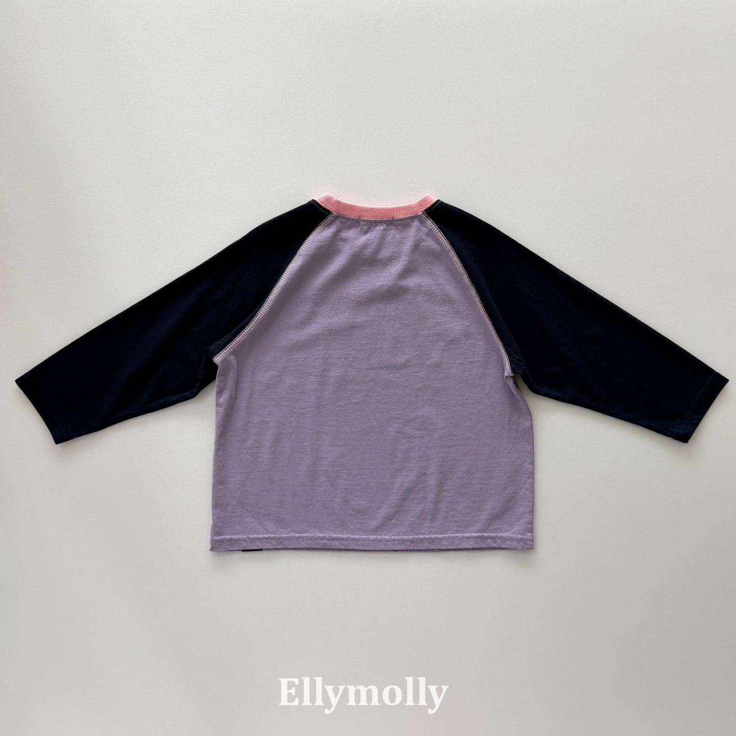 【PRE-ODER〆8.9(sun)】14.Color Block Raglan T-Shirt | ellymolly