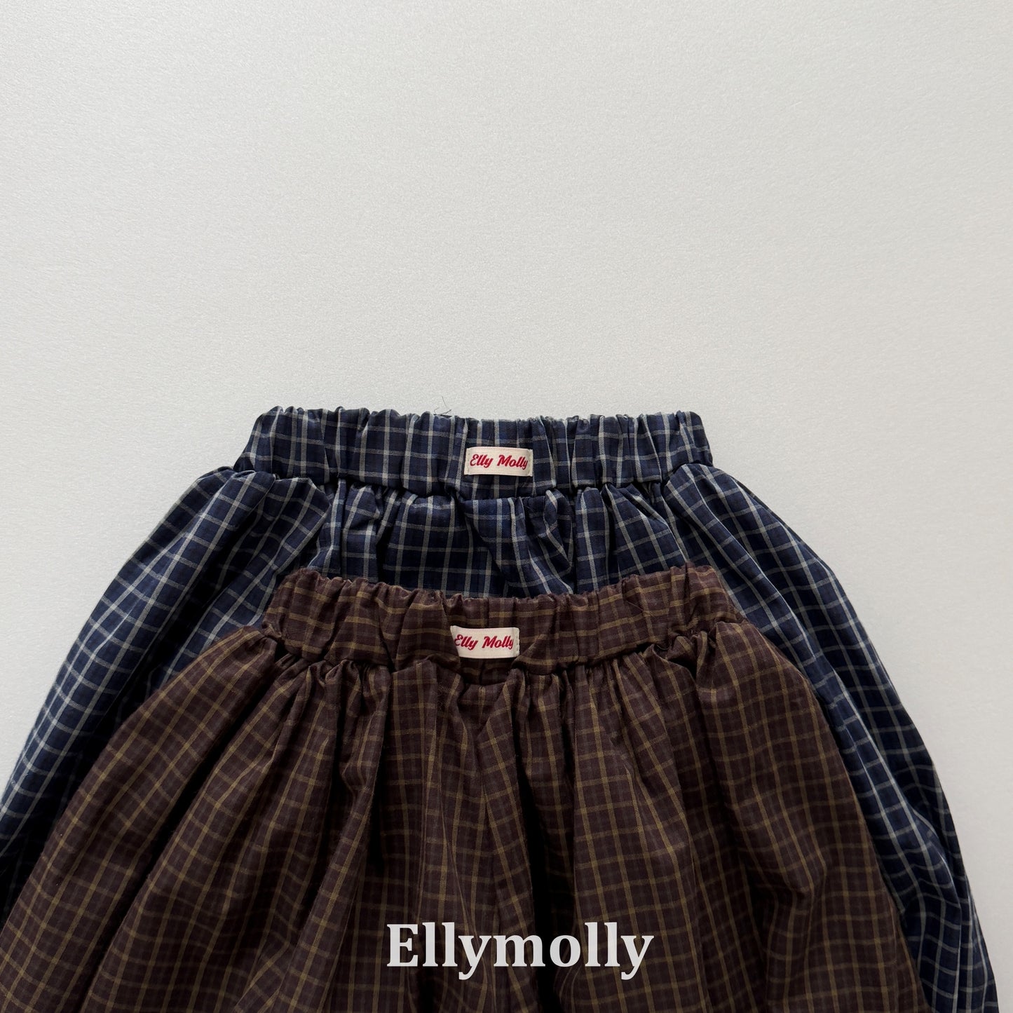 【PRE-ODER〆8.9(sun)】52.Autumn Grid Balloon Pants | ellymolly