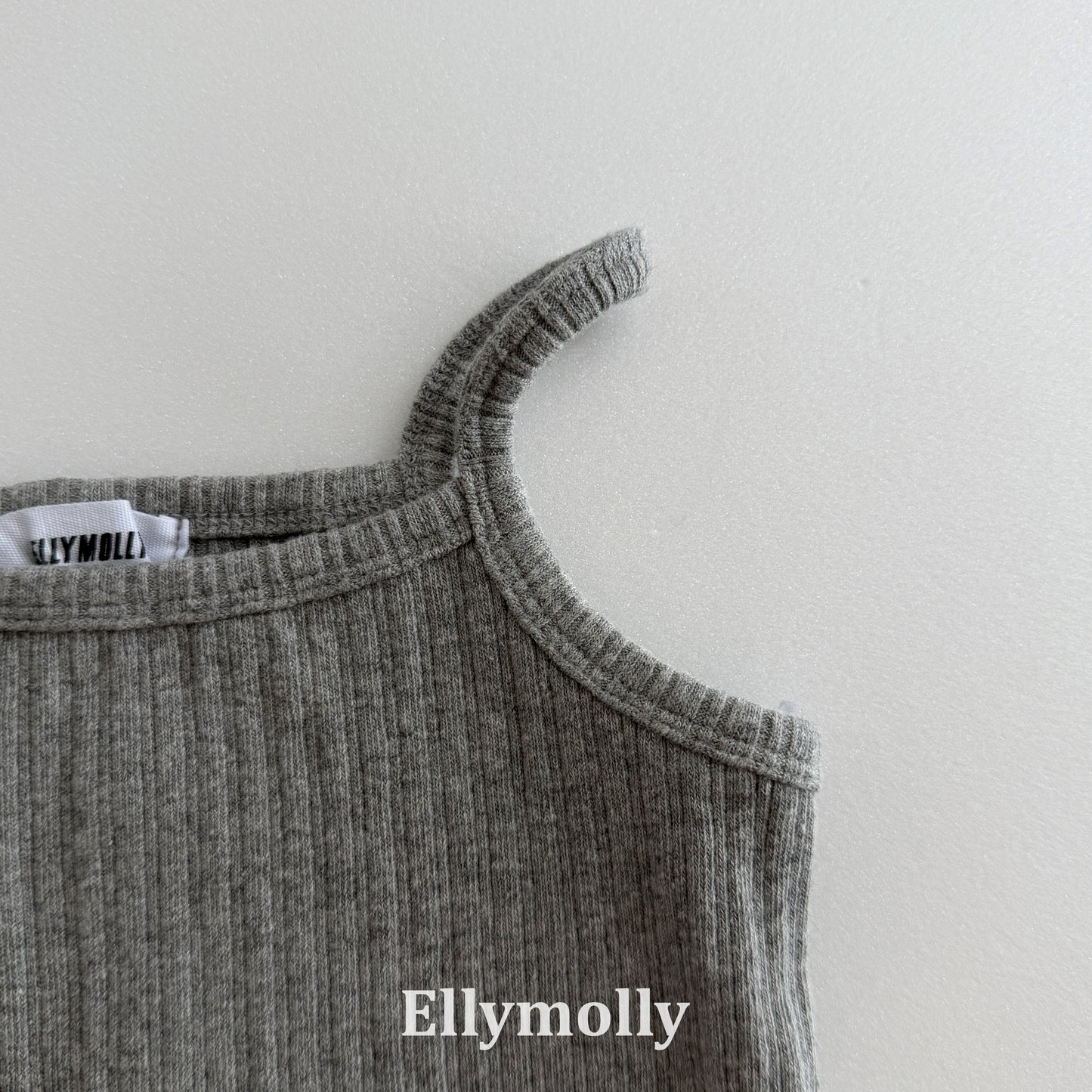 【PRE-ODER〆8.9(sun)】39.Doudou Ribbed Layered Top | ellymolly