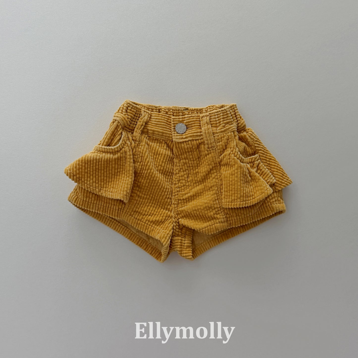 【PRE-ODER〆8.9(sun)】57.Bibi Frill Corduroy Pants | ellymolly