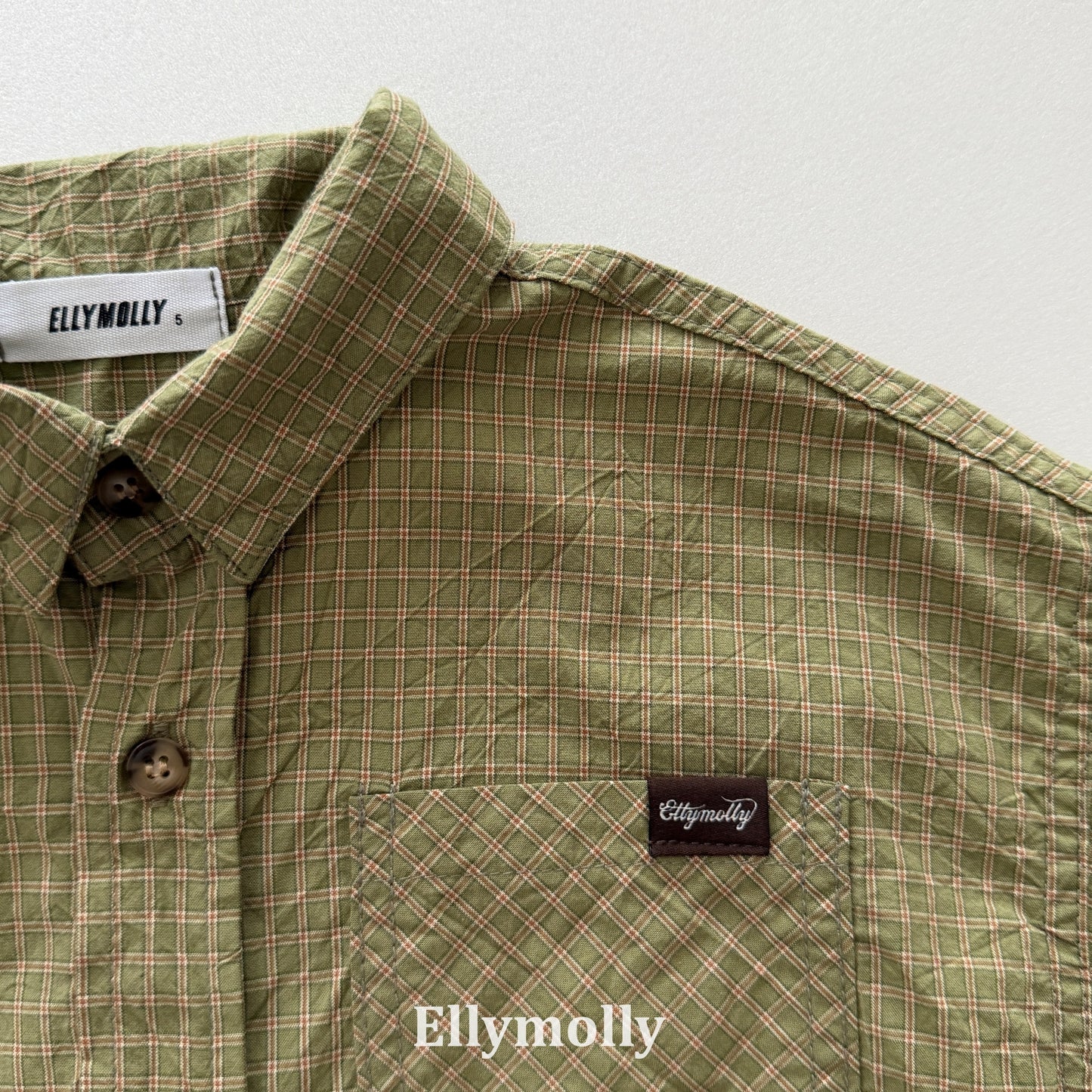 【PRE-ODER〆8.9(sun)】08.Maison Check Shirt | ellymolly