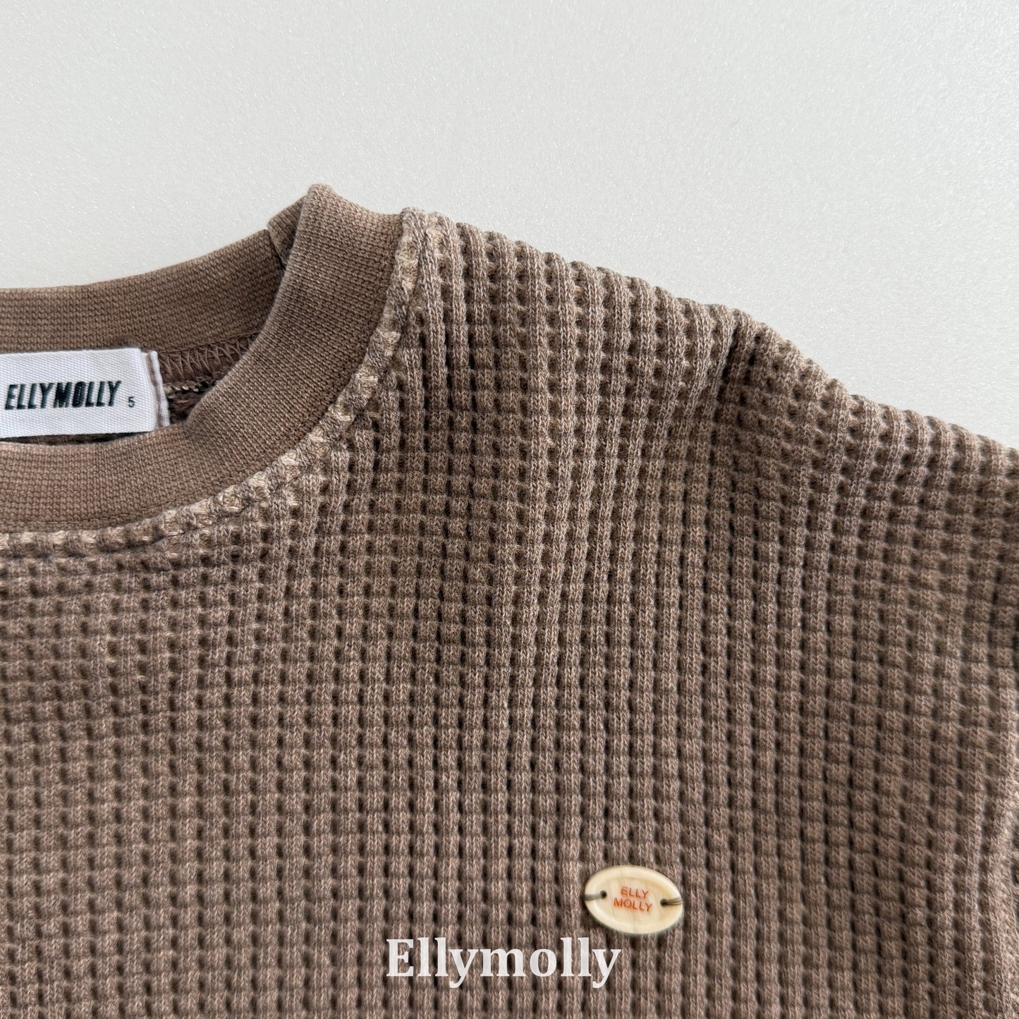 【PRE-ODER〆8.9(sun)】06.King Waffle Sweatshirt | ellymolly