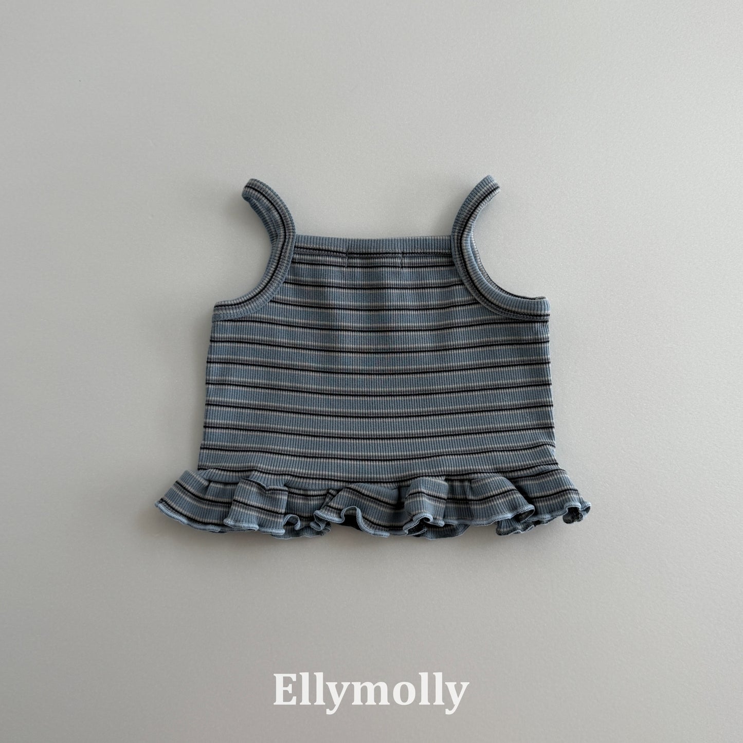 【PRE-ODER〆8.9(sun)】35.Shadow Frill Sleeveless Top | ellymolly