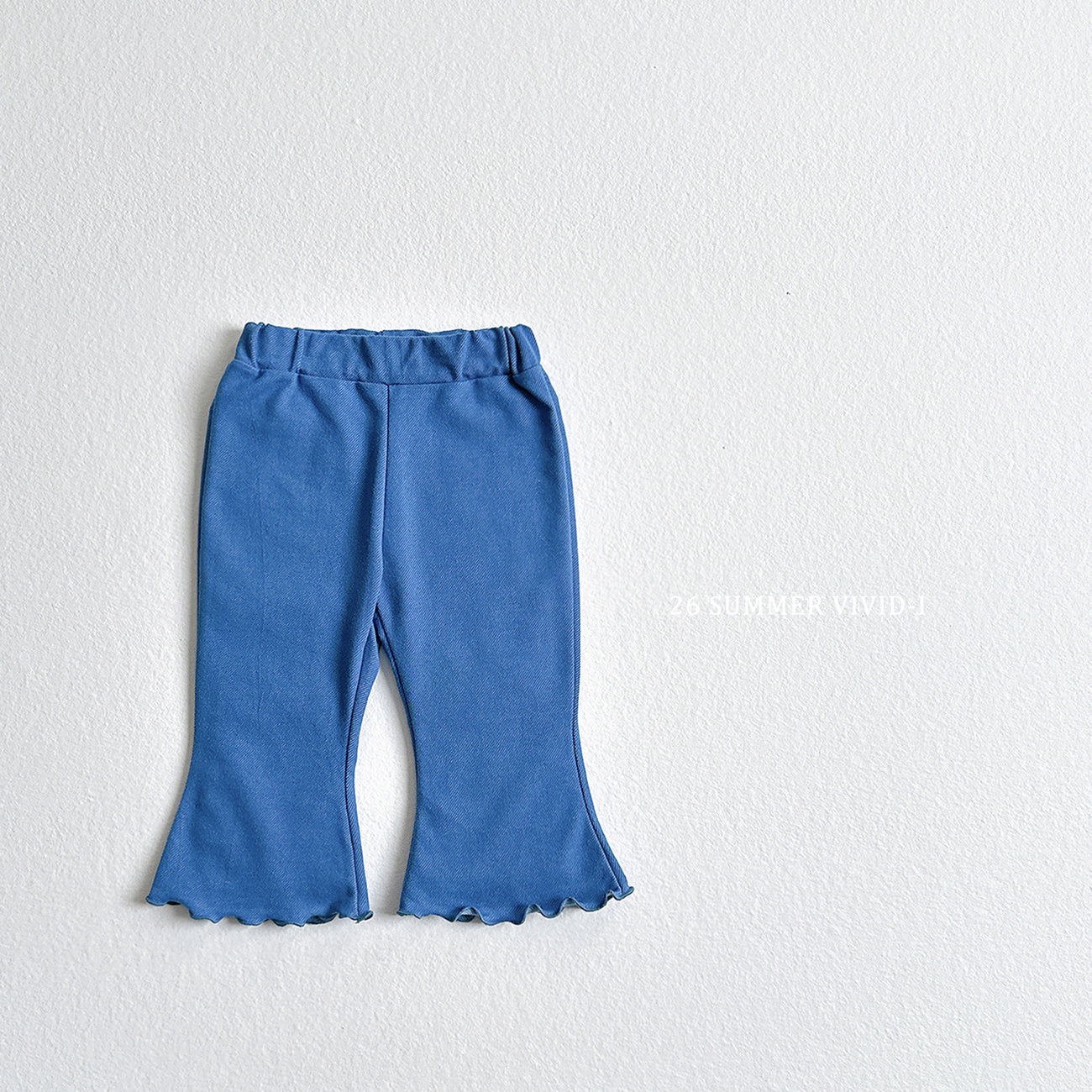 【PREORDER受付終了、ご希望はお問い合わせください。】29.Summer Indigo Bell 7分丈 Pants